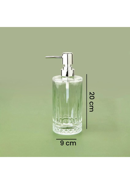 Cam Sıvı Sabunluk - Şeffaf - 20x9 cm indirimleri