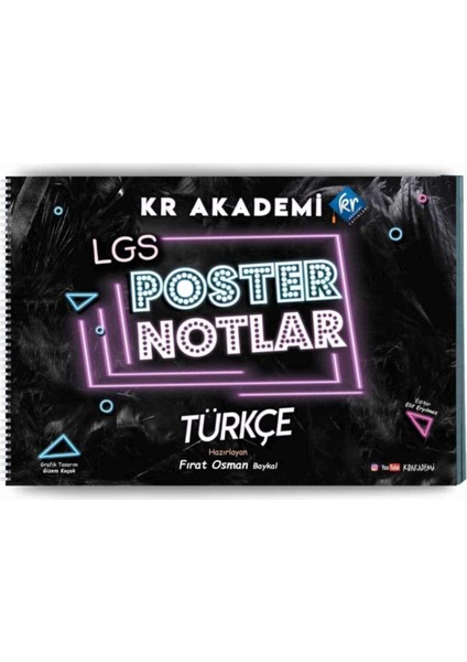 LGS Türkçe Poster Notlar fiyatları