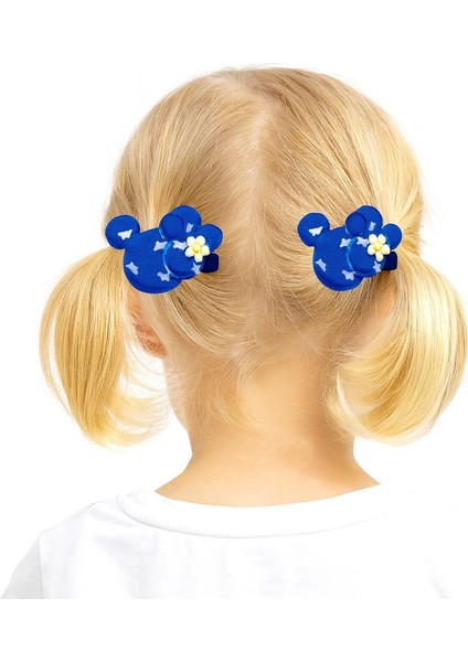 Minnie Kot Desenli Kız Çocuk Toka 5