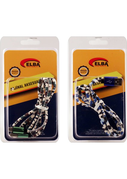 ECK-44M Bağlantı Kablosu Micro 1mt Renkli