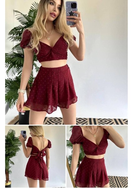 New Statıon Mini Şortlu Etek Büstiyer Takım modelleri