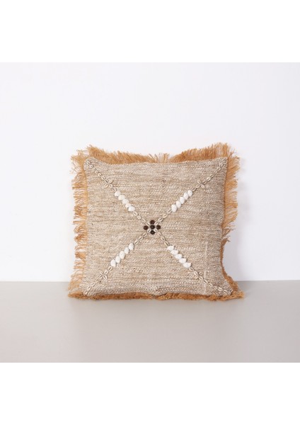 MYLAMP Bohe Deniz Kabuklu Doğal keten Kırlent Kılıfı fiyatları