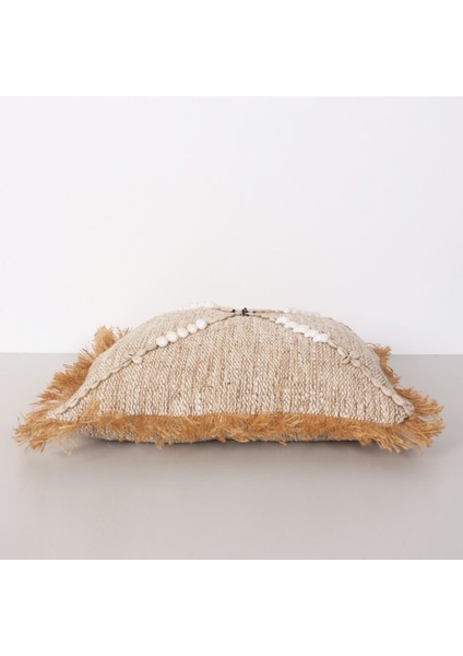 MYLAMP Bohe Deniz Kabuklu Doğal keten Kırlent Kılıfı indirimleri