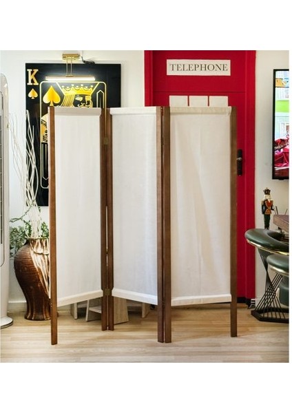Paravan Seperatör Ahşap 3 Kanatlı Ara Bölme Dekoratif 5400 fiyatları