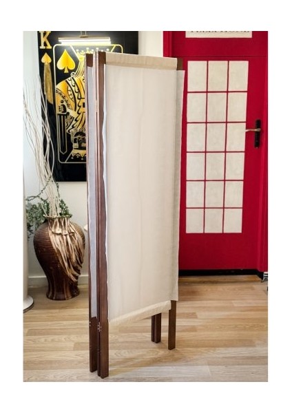 Paravan Seperatör Ahşap 3 Kanatlı Ara Bölme Dekoratif 5400 modelleri