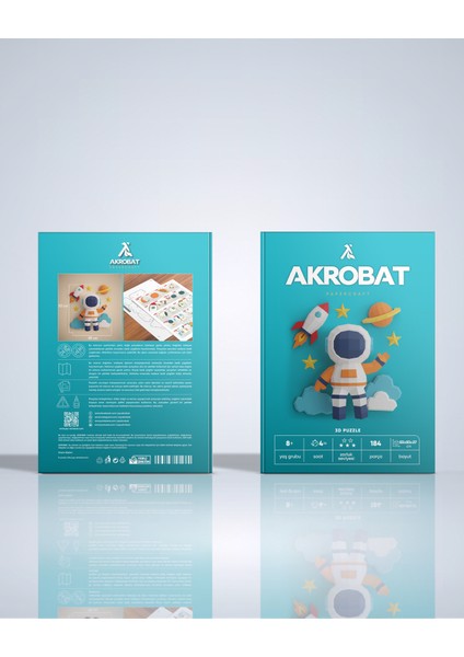 Astronot Temalı 3D Kağıt Duvar Dekoru | Erkek Çocuk Odası Için Papercraft Maket | Uzay Konseptli Duvar Süsü fırsatları