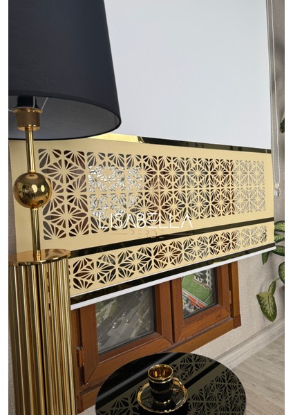 Eliteline – Gold Ara Renkli Lüks Lazer Stor Perde