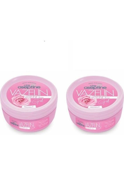 Asfstore Cire Aseptine Vazelin Gül 150 ml 2 Adet