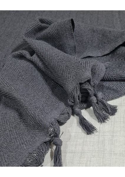 Çift Kişilik Pike 200X230CM, Antrasit, %100 Pamuk, Yumuşak Dokulu, Hann Yalın modelleri