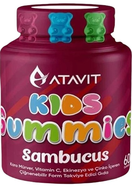 Atavit Kids Sambucus 60 Gummies