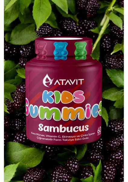 Atavit Kids Sambucus 60 Gummies fiyatları