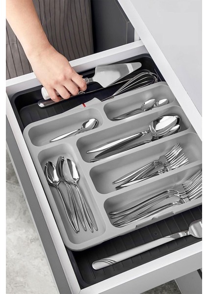Çift Taraflı Ayarlanabilir Çekmece Organizer, Uzayabilen Kaşıklık ve Bıçaklık fiyatları
