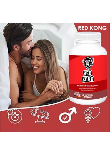 Red Kong: Erkeklerin Performansına Çok Özel Formüllü 60LI Destekleme fiyatları