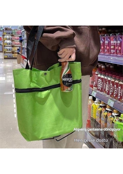 Taşınabilir Alışveriş Katlanabilir Geri Çekilebilir El Arabası Arabası (Yurt Dışından) indirimleri