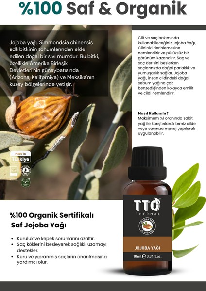 Thermal Jojoba Yağı 10 ml fiyatları
