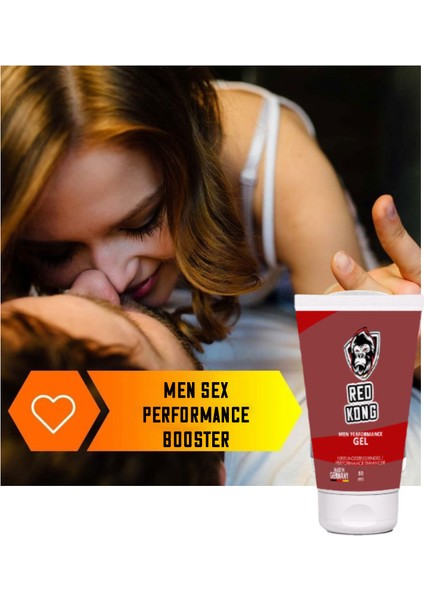 Gel 50 ml Sert Performansınıza Jel + Red Kong 10 Lu Kaps Yüksek Güç