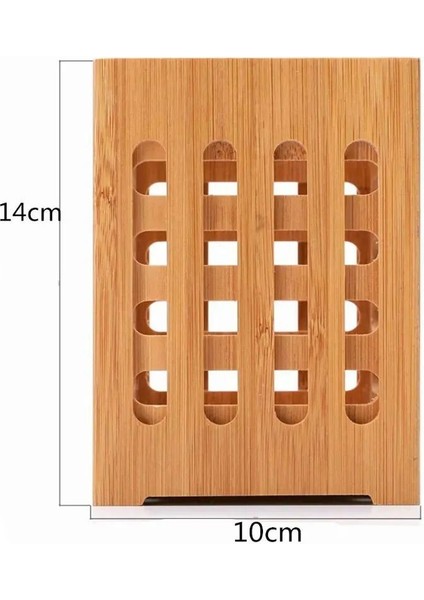 Şık Bambu Mutfak Kaşıklık, Dekoratif Tezgah Üstü Düzenleyici modelleri