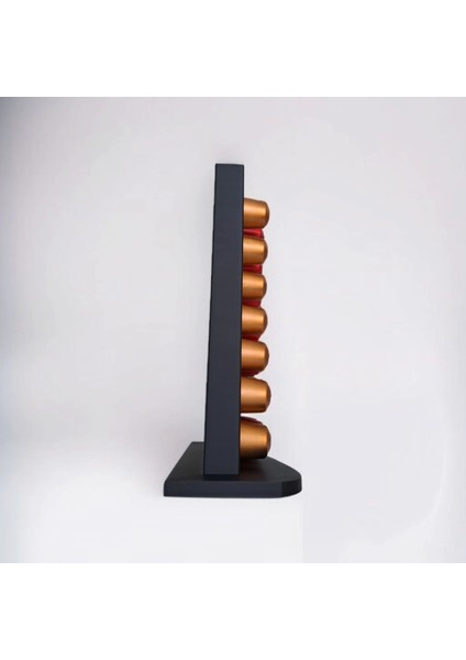 25 cm Dalgalı Tasarımlı Nespresso Kapsül Tutucu ve Düzenleyici Nespresso Uyumlu Kapsül Kahve Standı fırsatları