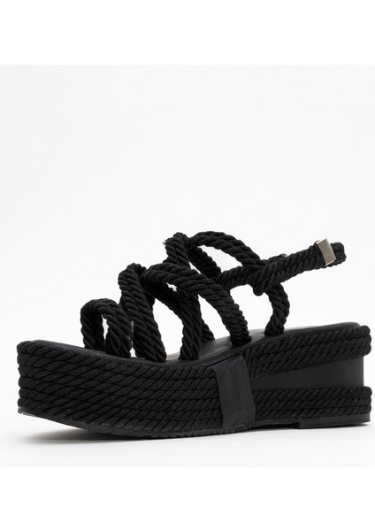 Juney Siyah Kadın Sandalet indirimleri