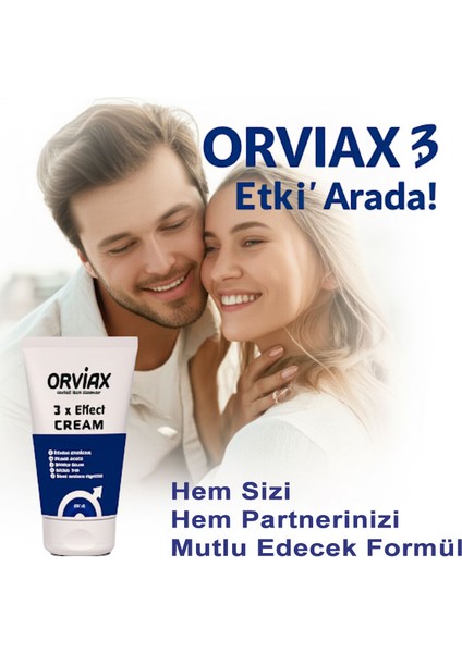 Orvıax Cream Erkeklere Gecikmeye Sertleşmeye Büyütmeye Üç Etkili Mucize Krem + Orviax 30LU Kapsüller modelleri