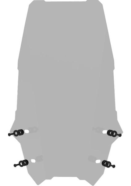 Honda NX500 Şeffaf Tur Camı