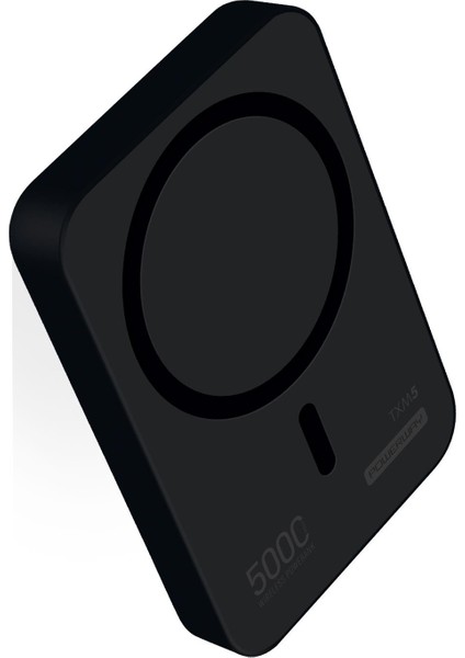 5.000 Mah Pd 15W Magsafe Kablosuz Wireless Taşınabilir Şarj Cihazı Siyah Powerbank Txm5 modelleri