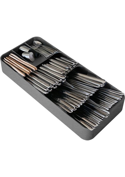 9 Bölmeli Çekmece Içi Kaşıklık, Şık ve Fonksiyonel Antrasit Renkli Organizer fiyatları