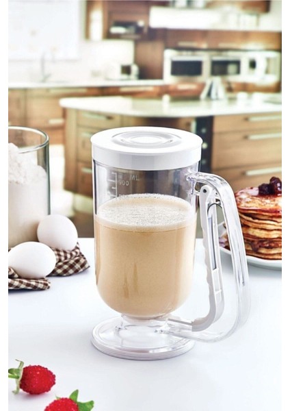 Pratik Ölçülü Hamur Dağıtıcı, Muffin, Krep, Waffle ve Pankek Için