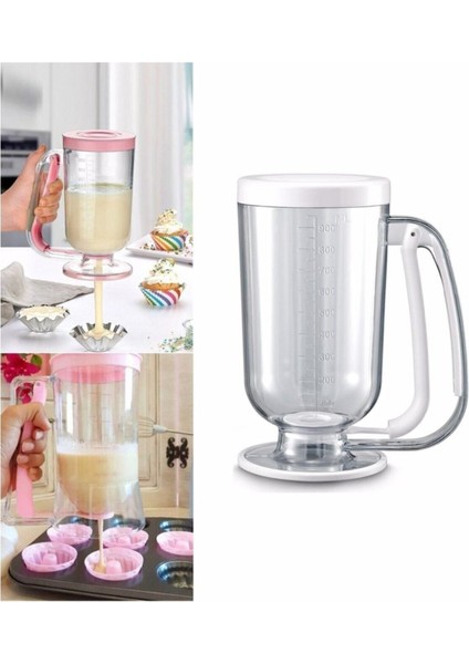 Pratik Ölçülü Hamur Dağıtıcı, Muffin, Krep, Waffle ve Pankek Için modelleri