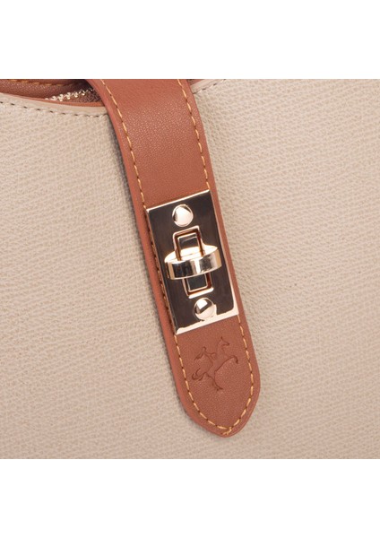 Kadın Oval Omuz ve Çapraz Çanta Kum Taba Liza fırsatları