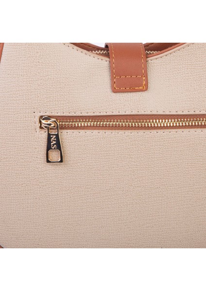 Kadın Oval Omuz ve Çapraz Çanta Kum Taba Liza indirimleri