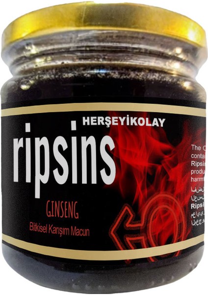 Ripsins: Ginsengli Çoban Çökertenli ve Epimediyumlu Erkeklere Özel Güçlenme Macunu