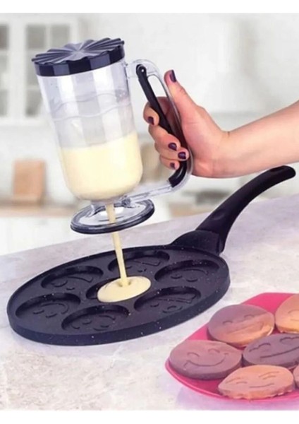 Pratik Ölçekli Hamur Porsiyonlayıcı ve Dağıtıcı, Kek, Krema, Akıtma Dökme Aleti