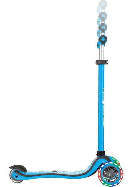 Primo Plus Işıklı Scooter - Mavi indirimleri