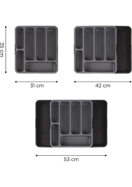 Çekmeceli 35CM Sürgülü Bulaşık Kurutma Sepeti, Gri modelleri