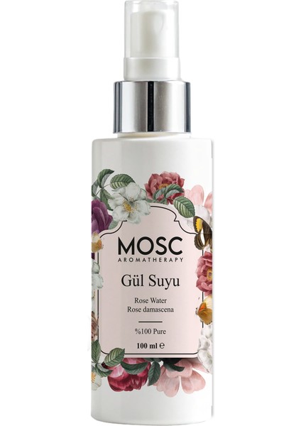 Gül Suyu Tonik 100 ml %100 Saf ve Doğal Sprey Başlıklı (Rose Water)