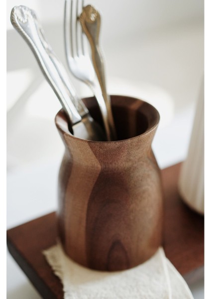 Kahverengi Akasya Kaşıklık, Şık ve Kullanışlı Mutfak Aksesuarı fiyatları