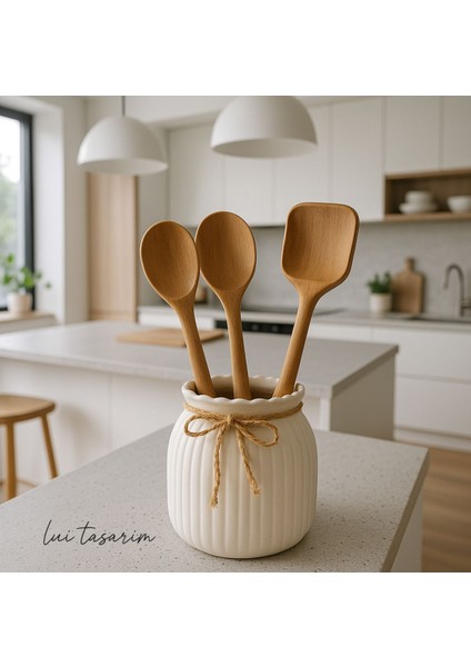 Beyaz Seramik Kaşıklık 13,5 Cm, Mutfak Dekoru, Pratik ve Şık Tasarım modelleri