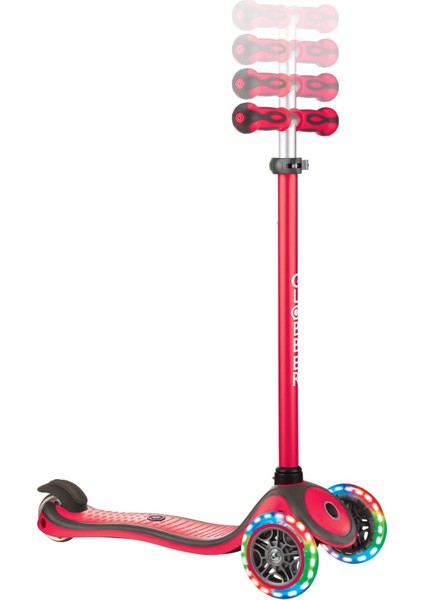 Primo Plus Işıklı Scooter - Kırmızı fırsatları
