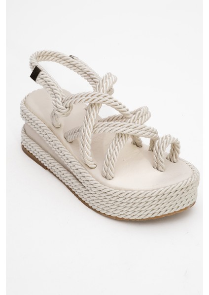 Juney Bej Kadın Sandalet modelleri