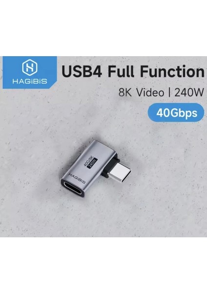 240W 8K 40 Gbps Çevirici Dönüştürücü Adaptör Ce Lisanslı Orjinal Son Nesil Teknoloji