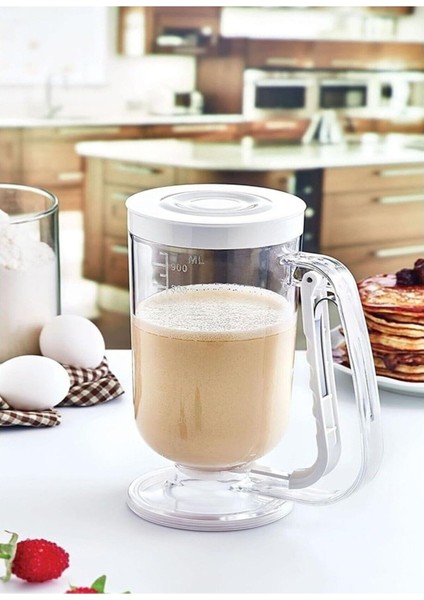 900 ml Pankek Hamur Dağıtıcı ve Şekillendirici, Kolay ve Pratik Kullanım fiyatları
