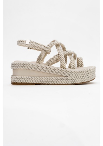 Juney Bej Kadın Sandalet indirimleri