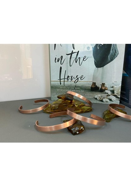 Saf Bakır Bileklik, Kaplamasız, Sağlıklı ve Şık Tasarım, 1 Adet fırsatları