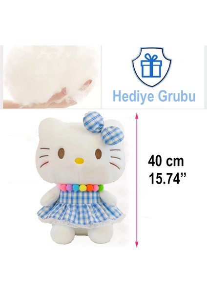 Hello Kitty 40 cm Peluş Oyuncak - Büyük Peluş Oyuncak - TGS-P202586