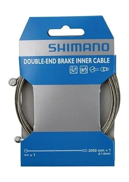 Shimano / Rks Skyjet Jeep Uyumlu Fren Iç Kablosu - Paslanmaz Çelik 1.6X2050 mm (Yol & E-Bike)