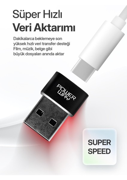USB To Type-C 3.1 (Yüksek Hızlı) Veri Aktarımı Otg Çevirici Dönüştürücü Adaptör modelleri