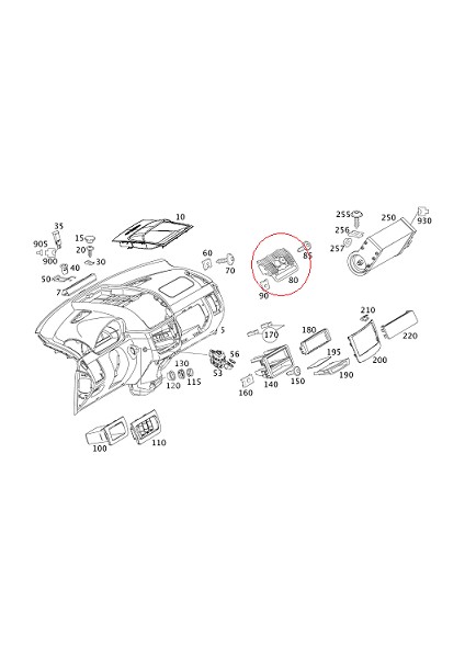 Mercedes Vito W639/VIANO Ön Göğüs Havalandırma Izgarası/dijital Kalorifer Izgarası fiyatları