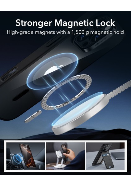 Iphone 16 Pro Halolock Magsafe Classic Hybrid Silikon Kılıf - Kamera Kontrol Buton modelleri