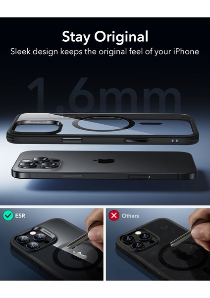 Iphone 16 Pro Halolock Magsafe Classic Hybrid Silikon Kılıf - Kamera Kontrol Buton